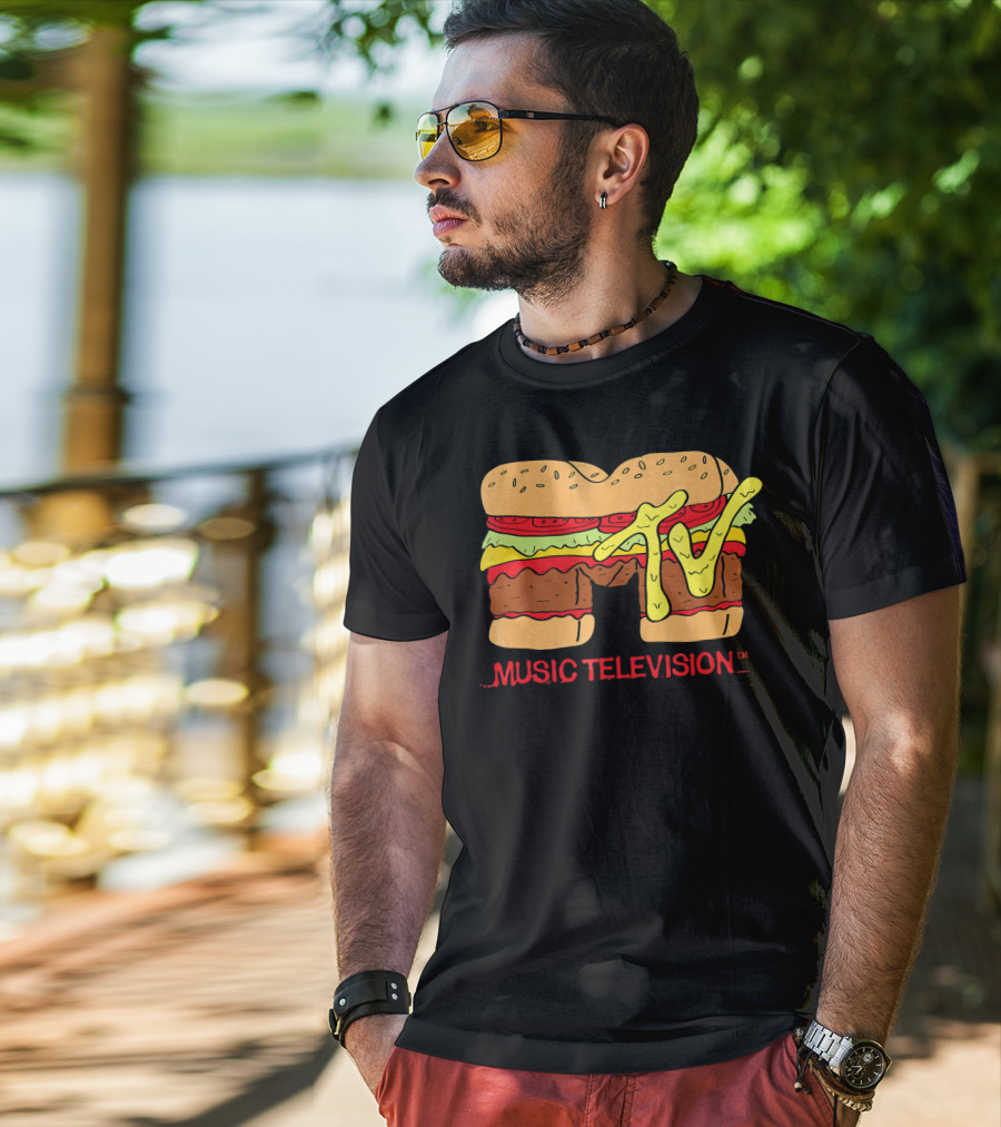 MTV Music Television Hamburger T-Shirt