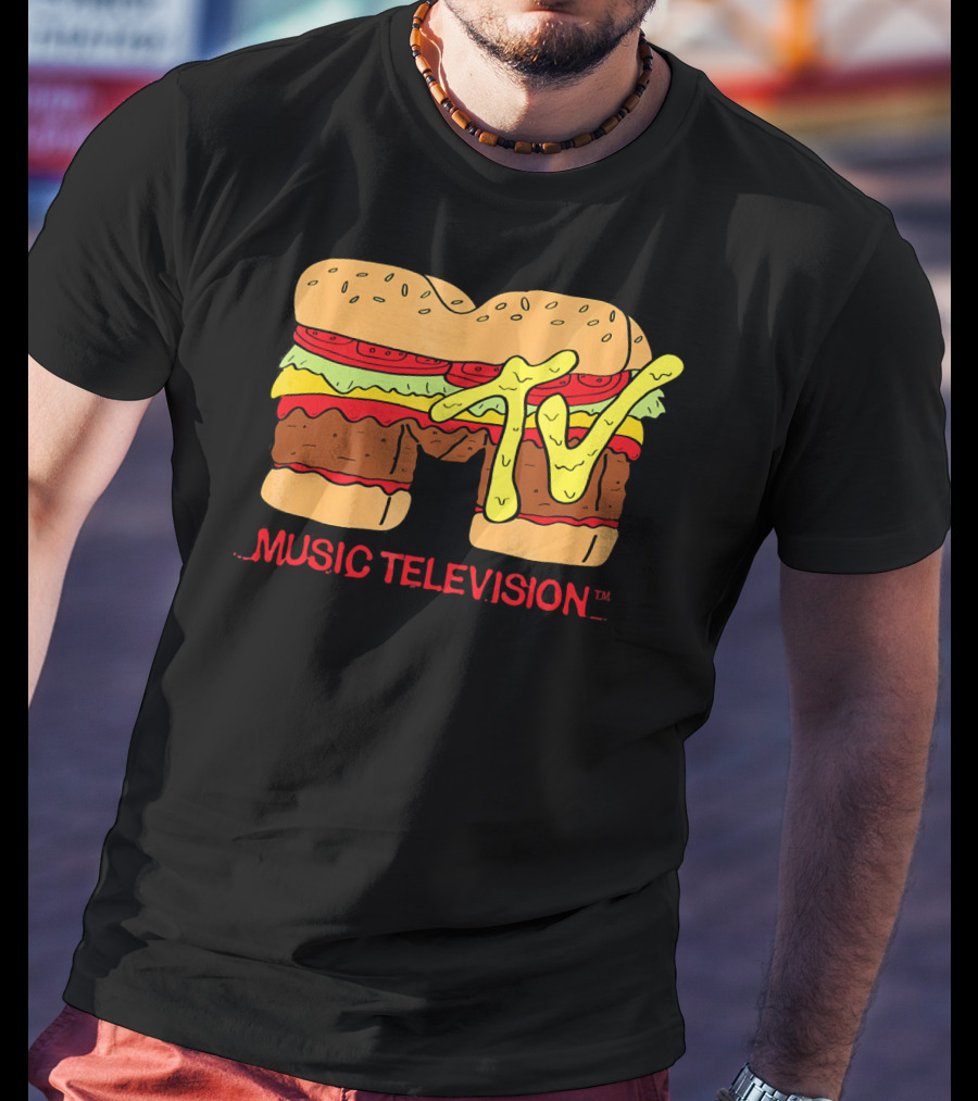 MTV Music Television Hamburger T-Shirt