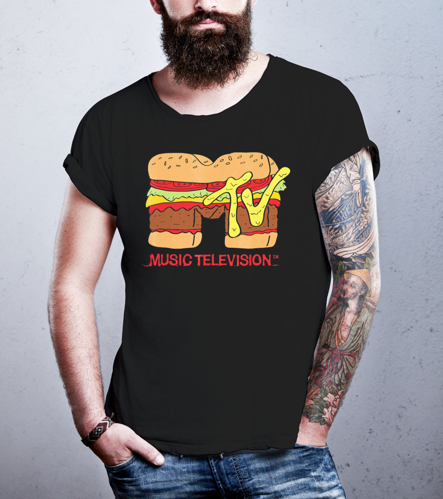 MTV Music Television Hamburger T-Shirt