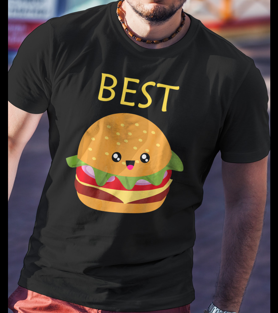 BEST Matching Set Burger And Fries T-Shirt