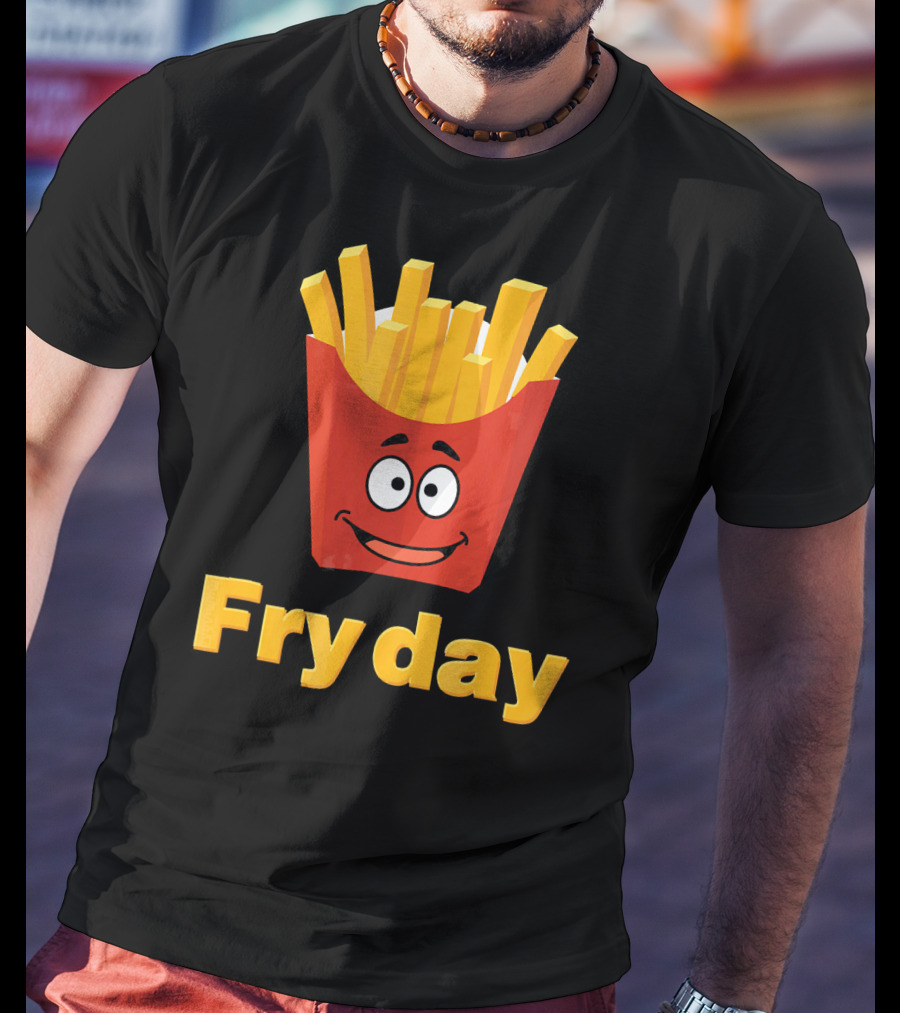 Fry Day Funny Fries Fry Day Burger Frid T-Shirt