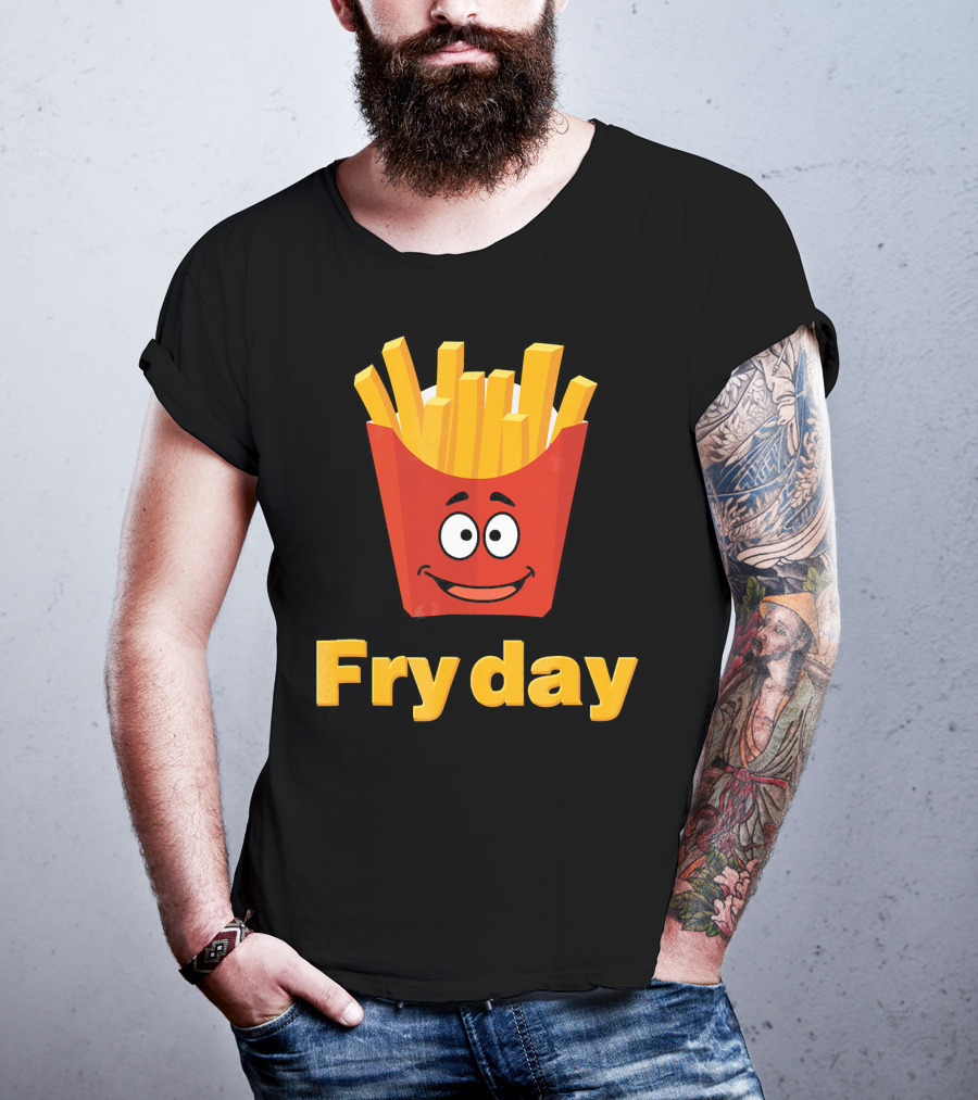 Fry Day Funny Fries Fry Day Burger Frid T-Shirt