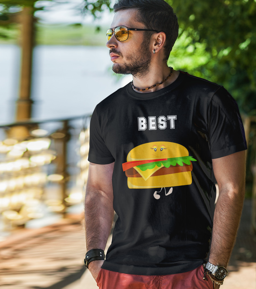 BEST Friends Matching Burger BFF T-Shirt