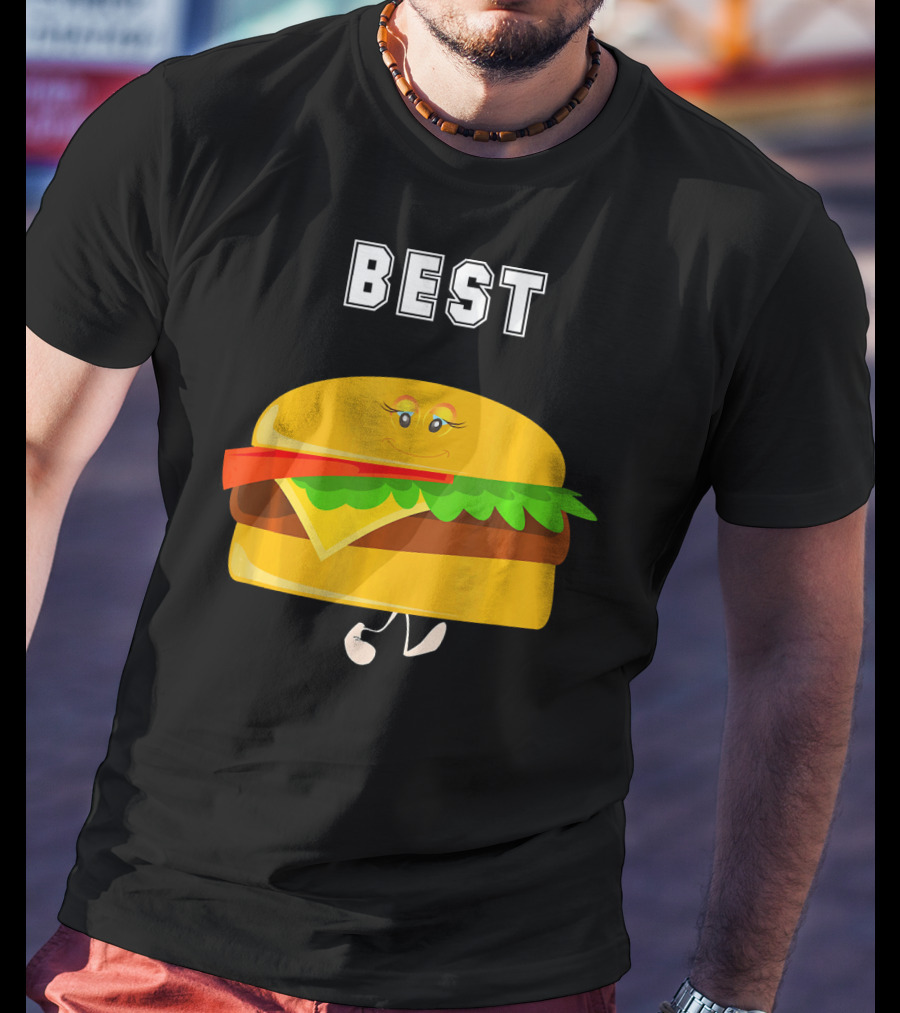 BEST Friends Matching Burger BFF T-Shirt
