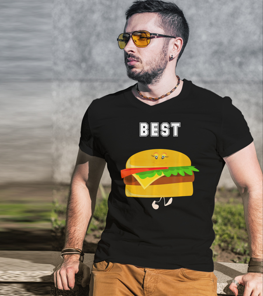 BEST Friends Matching Burger BFF T-Shirt