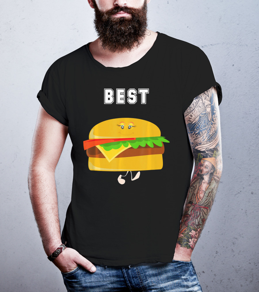 BEST Friends Matching Burger BFF T-Shirt