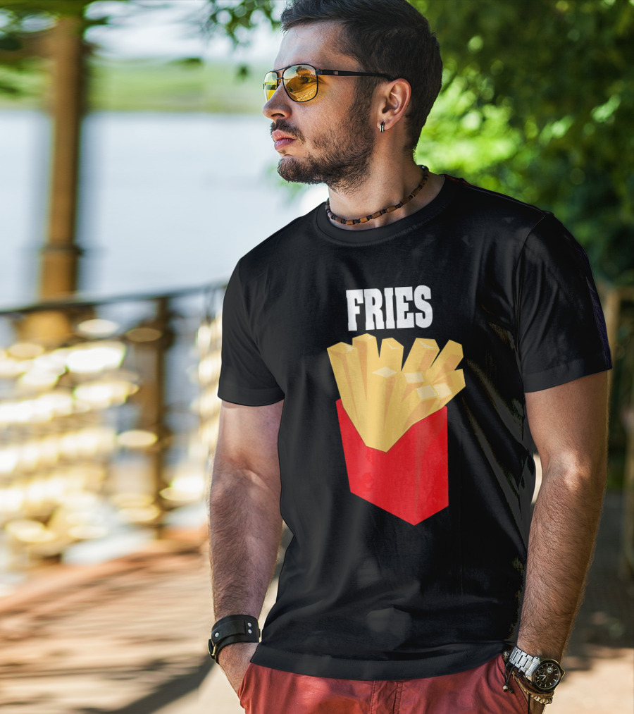 FRIES French Fries Box T-Shirt