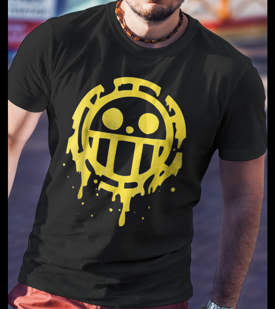 Heart Pirates Trafalgar D. Law Jolly Roger One Piece Crew T-Shirt