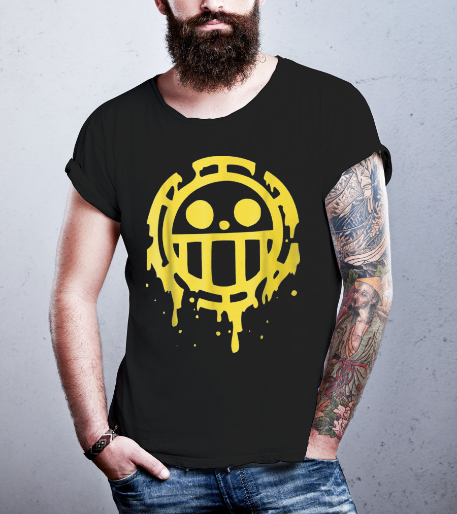 Heart Pirates Trafalgar D. Law Jolly Roger One Piece Crew T-Shirt