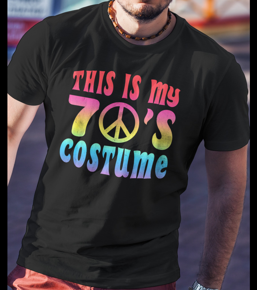 This Is My 70's Peace Sign Costume T-Shirt