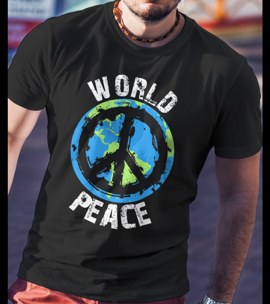 World Peace Global Peace Earth T-Shirt