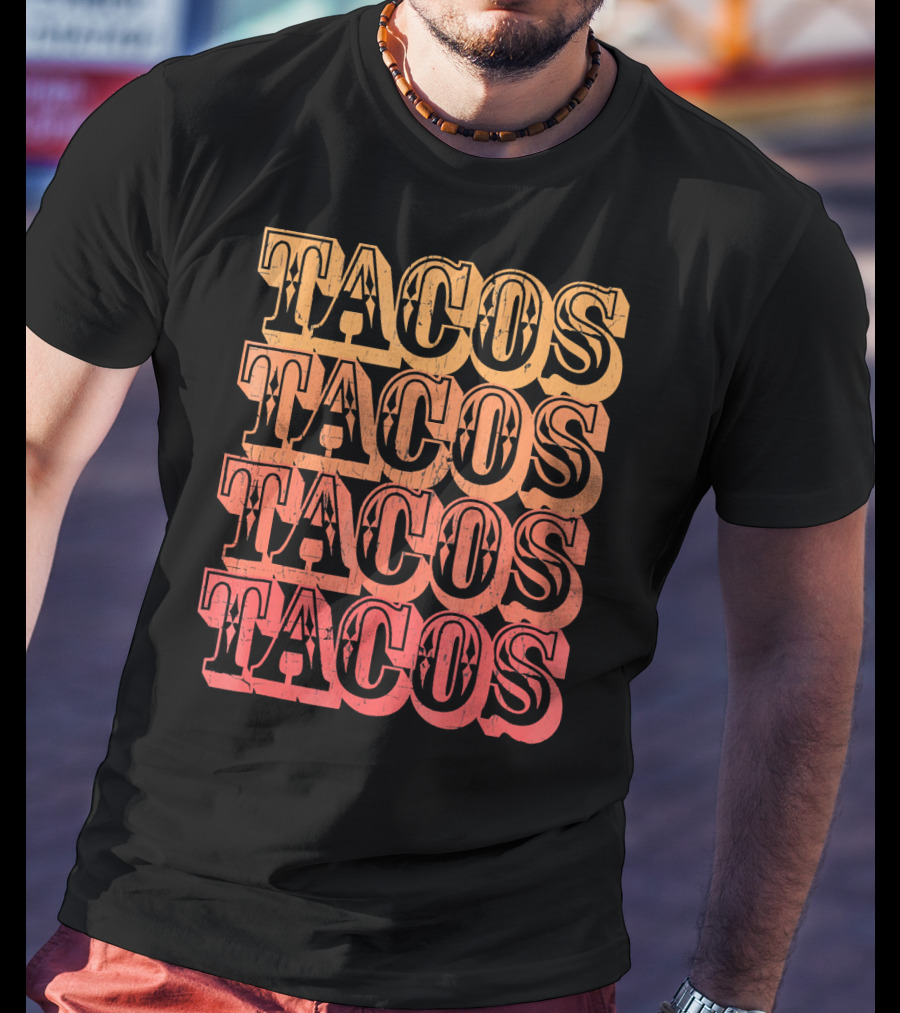 Tacos Retro Taco Vintage Taco T-Shirt