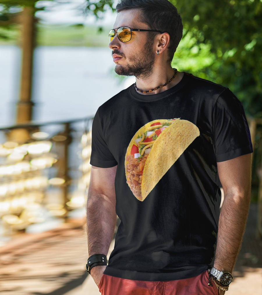 Taco Costume Mexican Food Hard Shell Taco T-Shirt