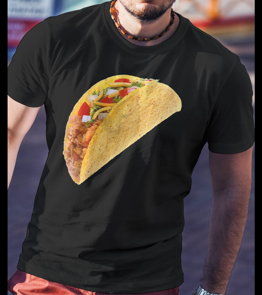 Taco Costume Mexican Food Hard Shell Taco T-Shirt