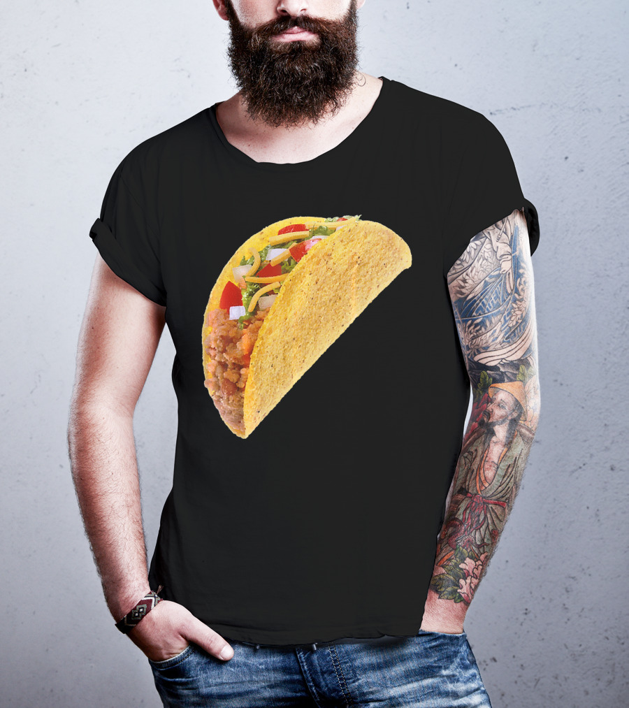 Taco Costume Mexican Food Hard Shell Taco T-Shirt