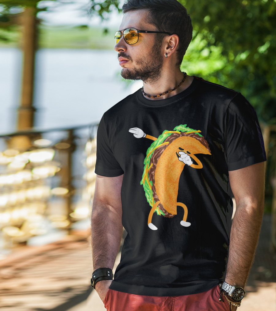 Dabbing Taco Cute Taco Cinco De Mayo Fun T-Shirt