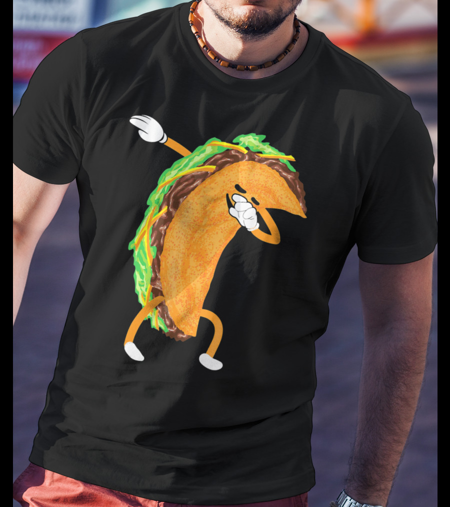 Dabbing Taco Cute Taco Cinco De Mayo Fun T-Shirt