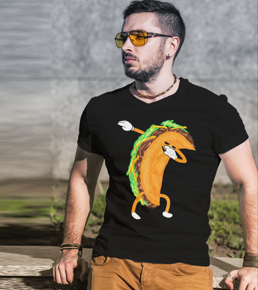 Dabbing Taco Cute Taco Cinco De Mayo Fun T-Shirt