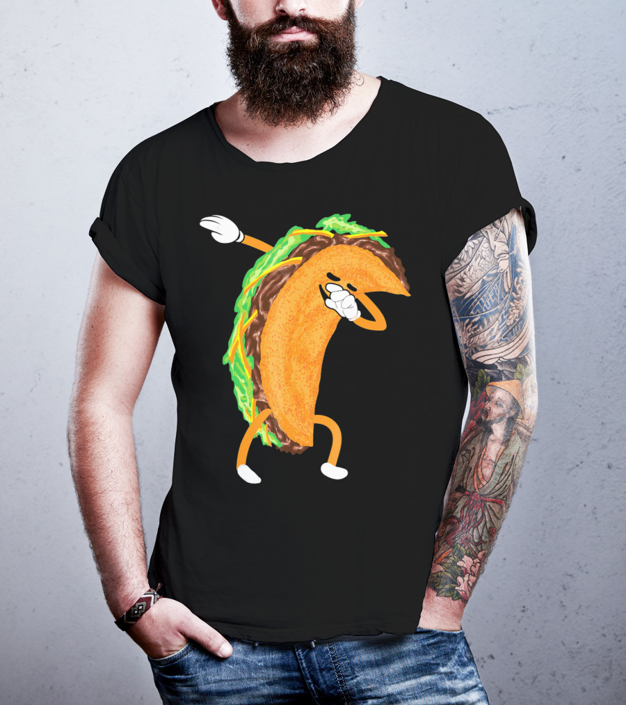 Dabbing Taco Cute Taco Cinco De Mayo Fun T-Shirt