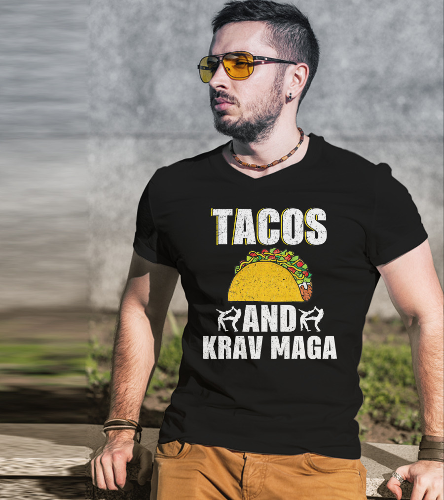 Tacos And Krav Maga Taco And Krav T-Shirt