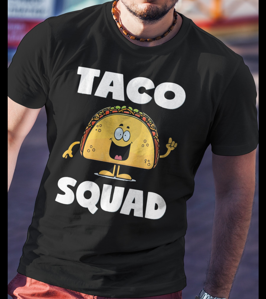 Taco Squad Vintage Funny Tacos Party T-Shirt