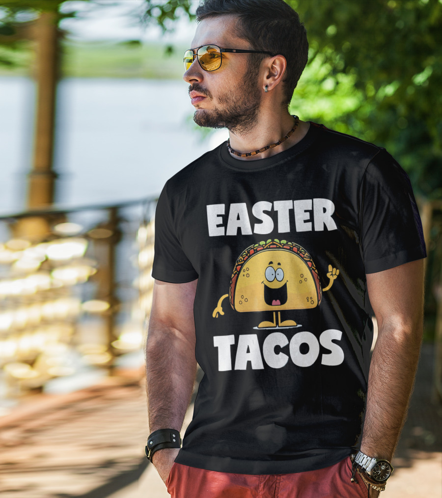 Easter Tacos Vintage Funny Easter T-Shirt