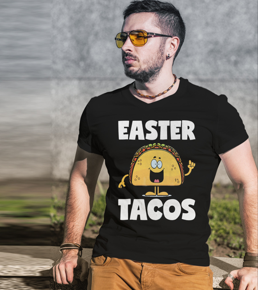 Easter Tacos Vintage Funny Easter T-Shirt