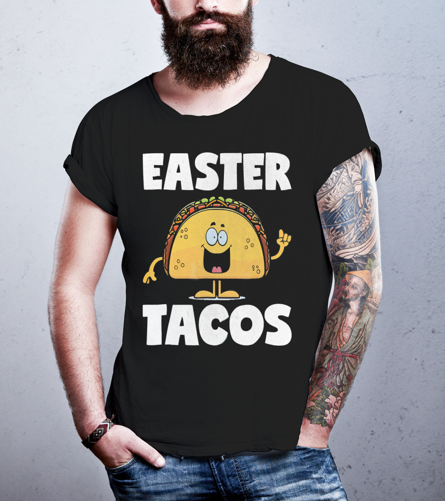 Easter Tacos Vintage Funny Easter T-Shirt