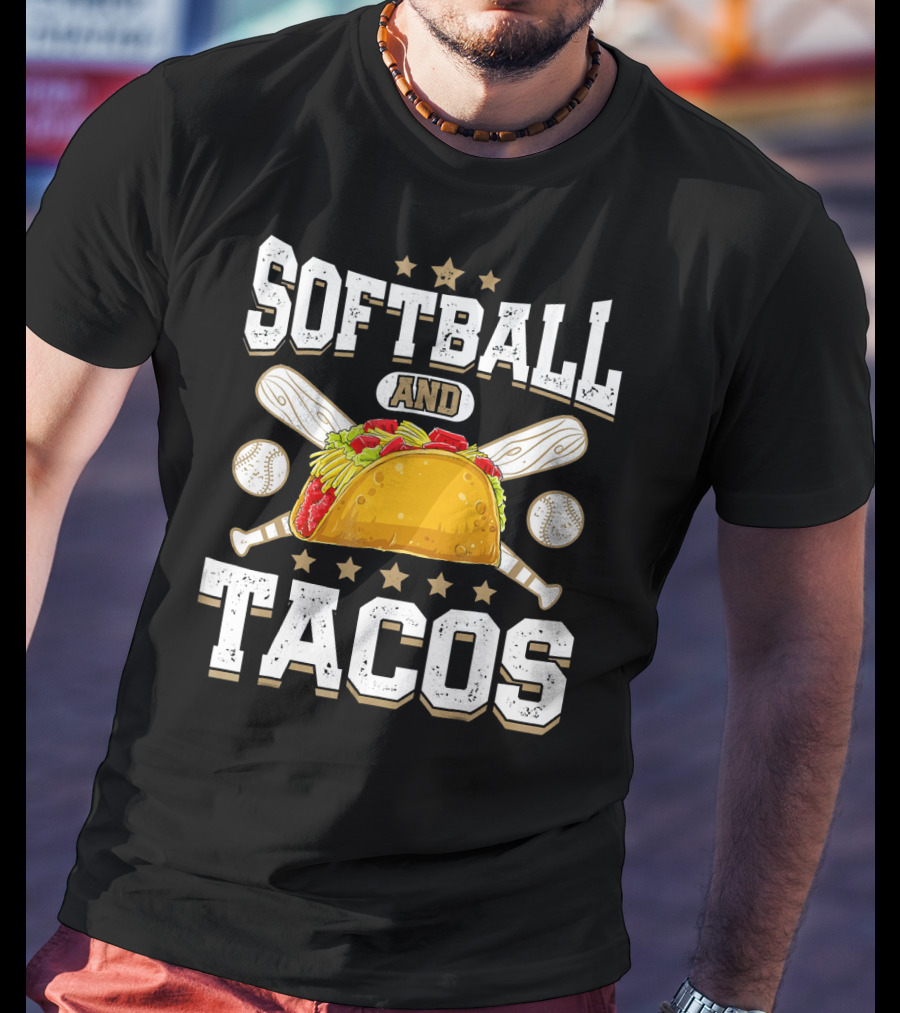 Softball And Tacos Girls Home Run Fiesta T-Shirt
