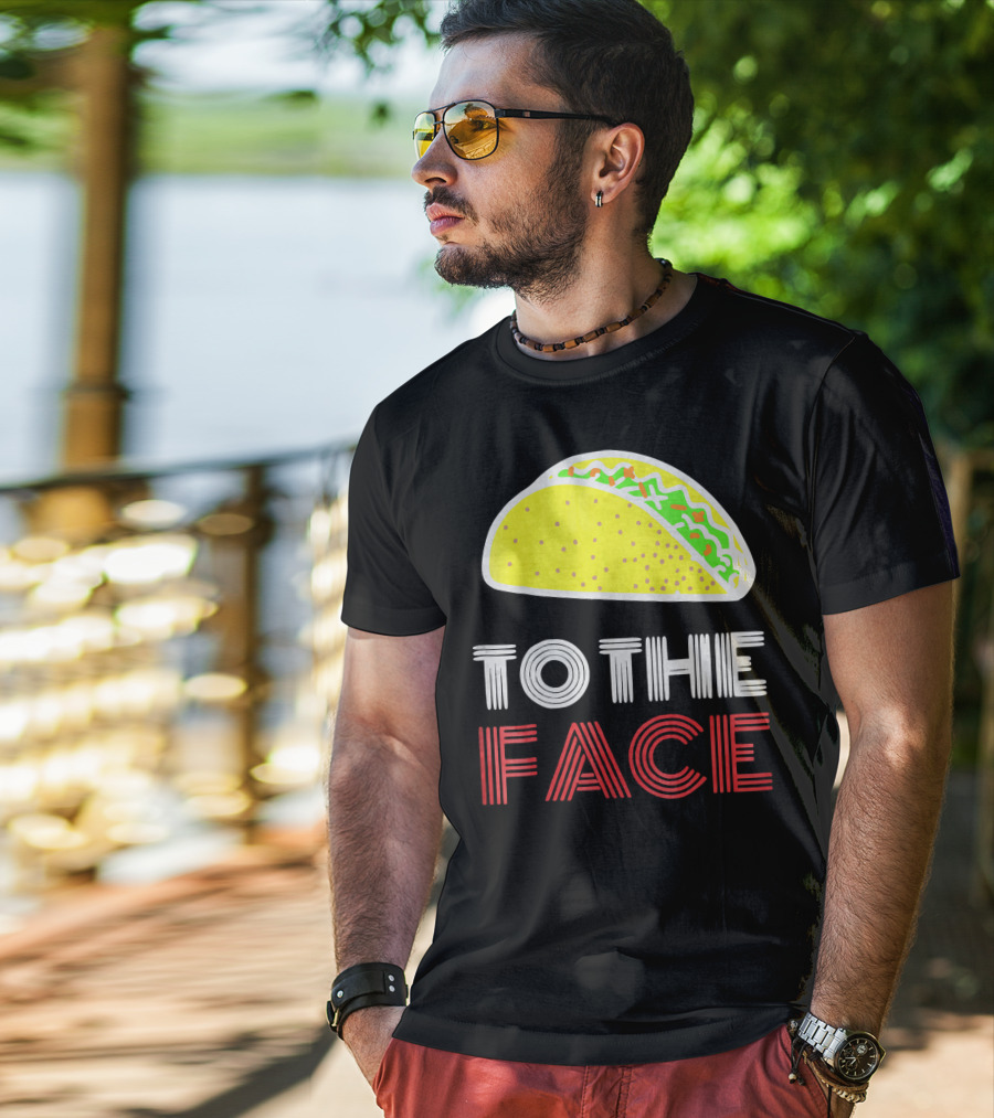 Vintage Taco To The Face Tuesday T-Shirt