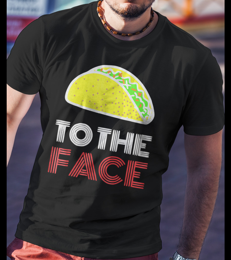 Vintage Taco To The Face Tuesday T-Shirt
