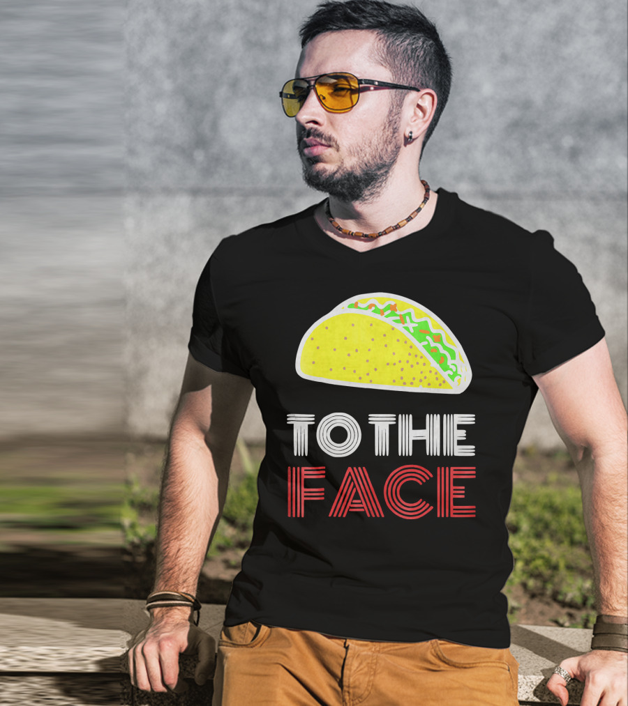 Vintage Taco To The Face Tuesday T-Shirt