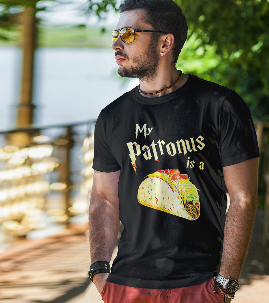 My Patronus Is A Taco Wizard Warlock Foo T-Shirt