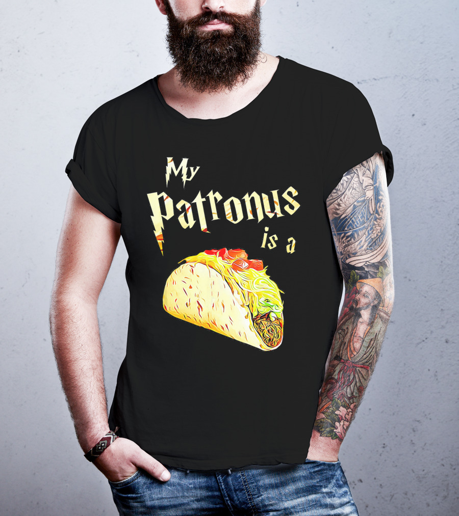 My Patronus Is A Taco Wizard Warlock Foo T-Shirt