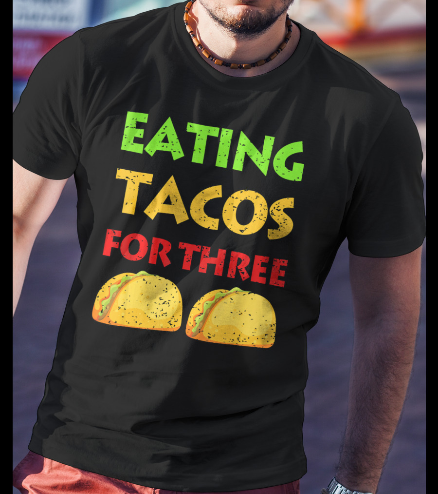 Moms Of Twins Eating Tacos For Three Mexi T-Shirt