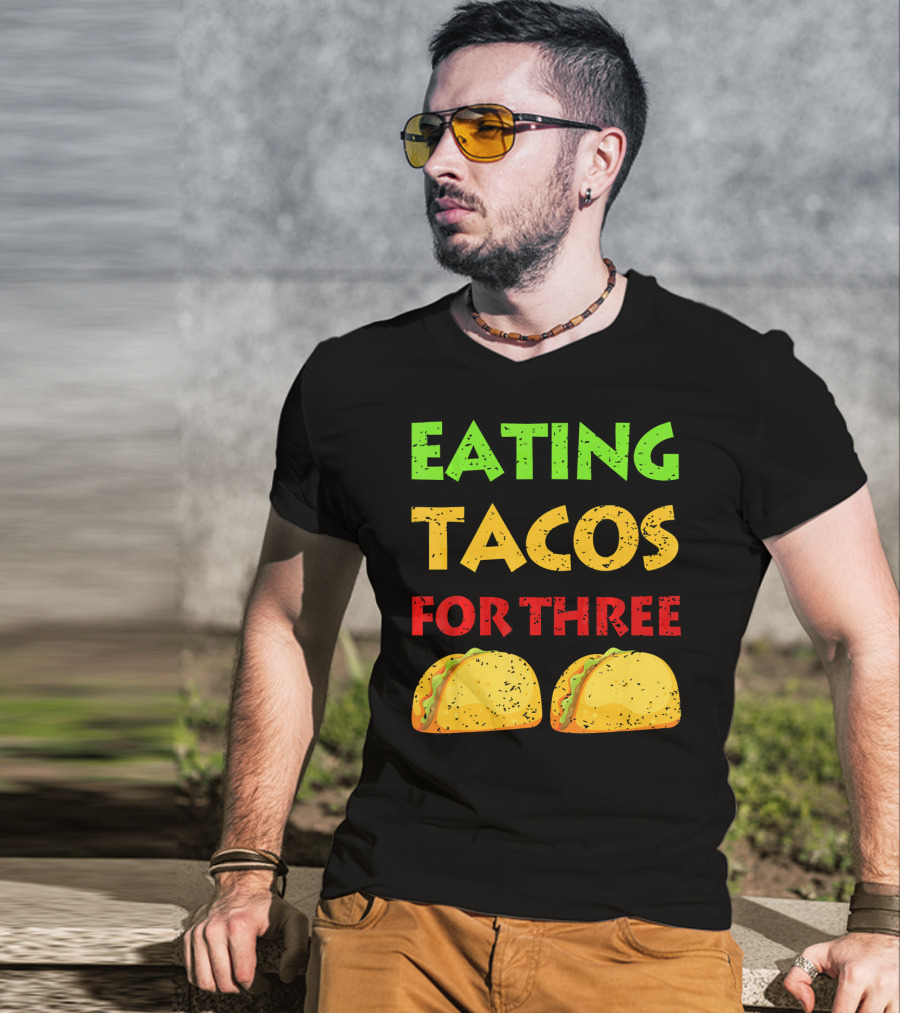 Moms Of Twins Eating Tacos For Three Mexi T-Shirt