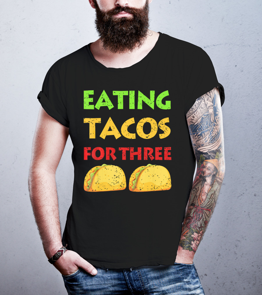 Moms Of Twins Eating Tacos For Three Mexi T-Shirt