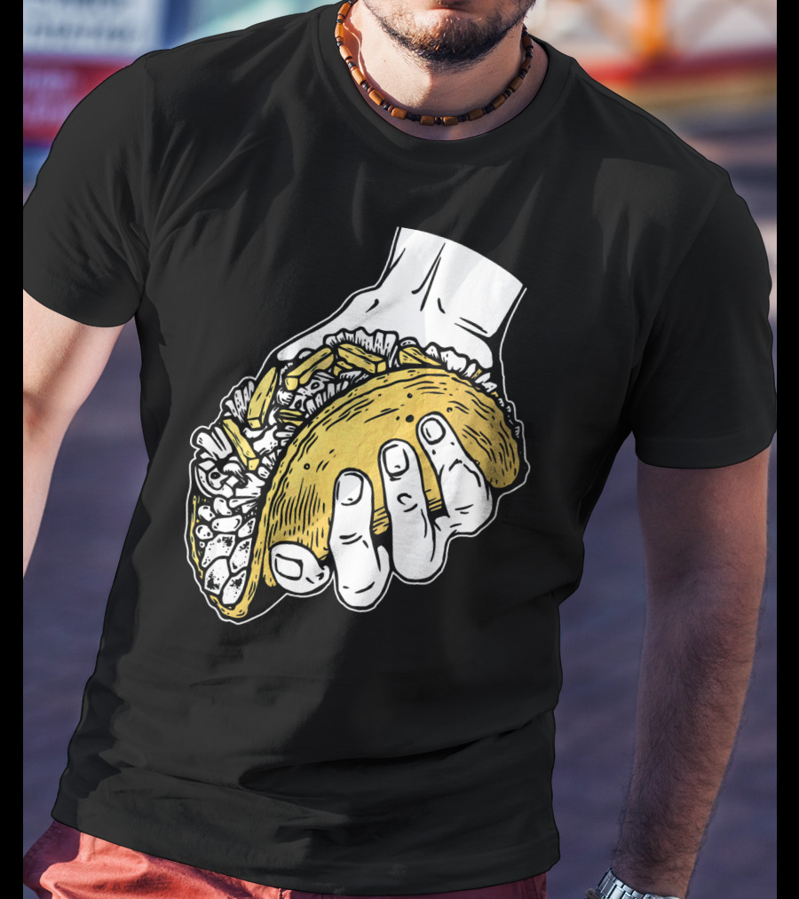 Taco Hand Holding Classic Street Food T-Shirt