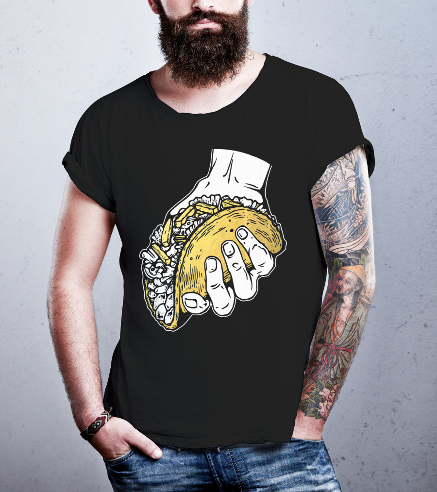 Taco Hand Holding Classic Street Food T-Shirt