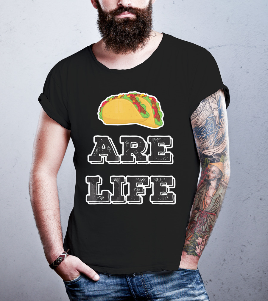 Tacos Are Life Trendy Food Emoji T-Shirt