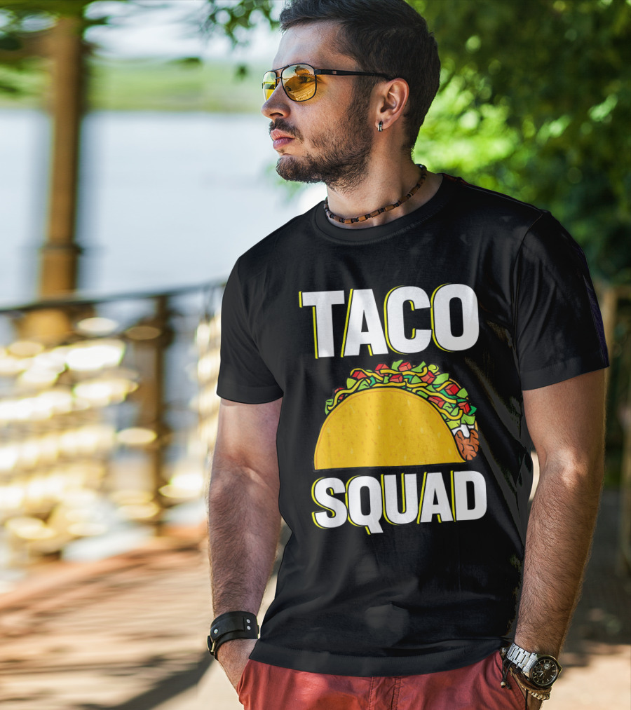 Taco Squad Funny Food Lover Team T-Shirt
