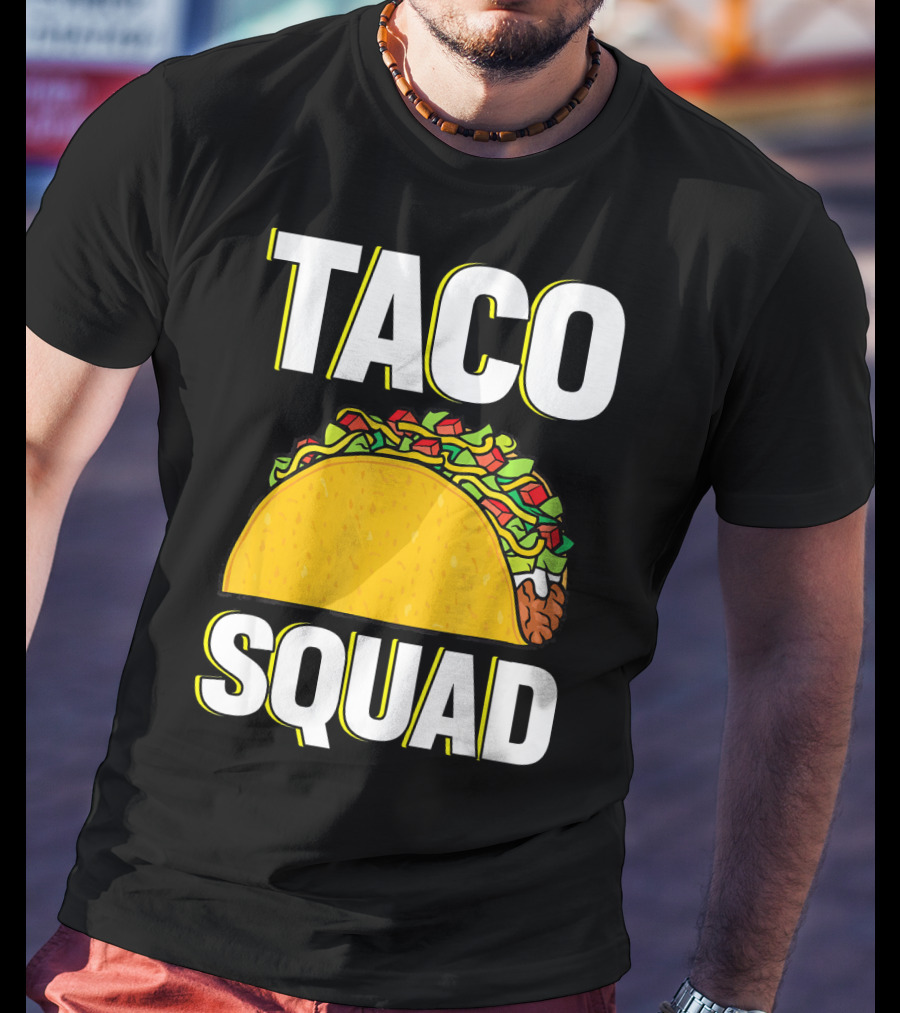 Taco Squad Funny Food Lover Team T-Shirt