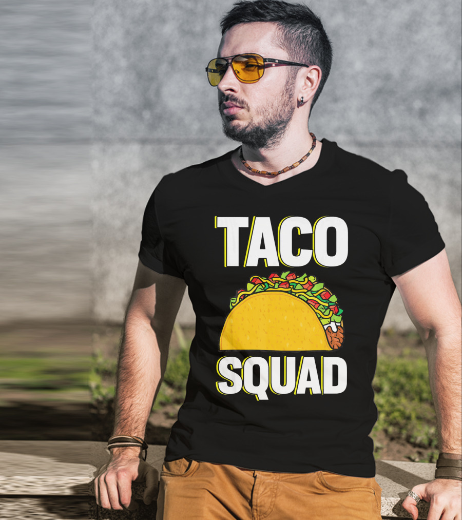 Taco Squad Funny Food Lover Team T-Shirt