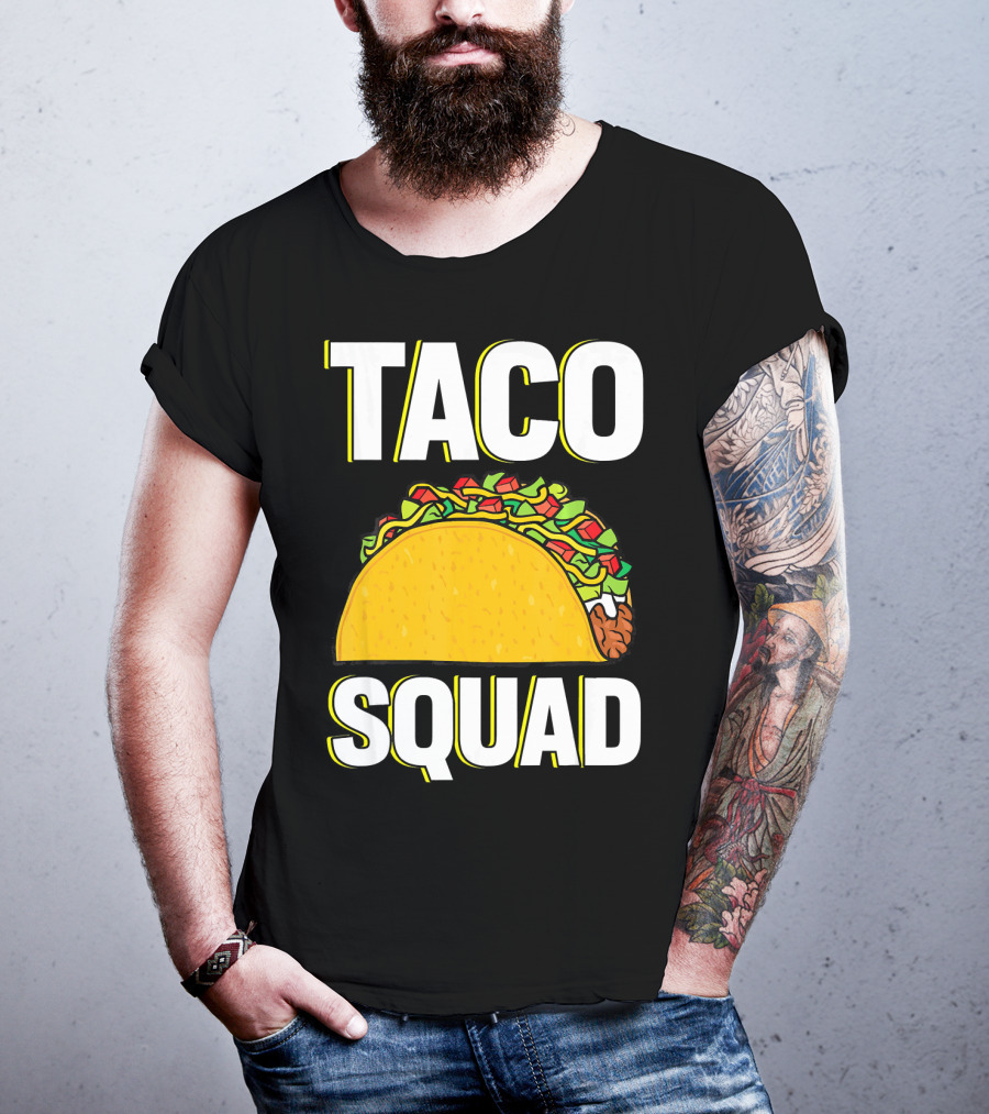 Taco Squad Funny Food Lover Team T-Shirt
