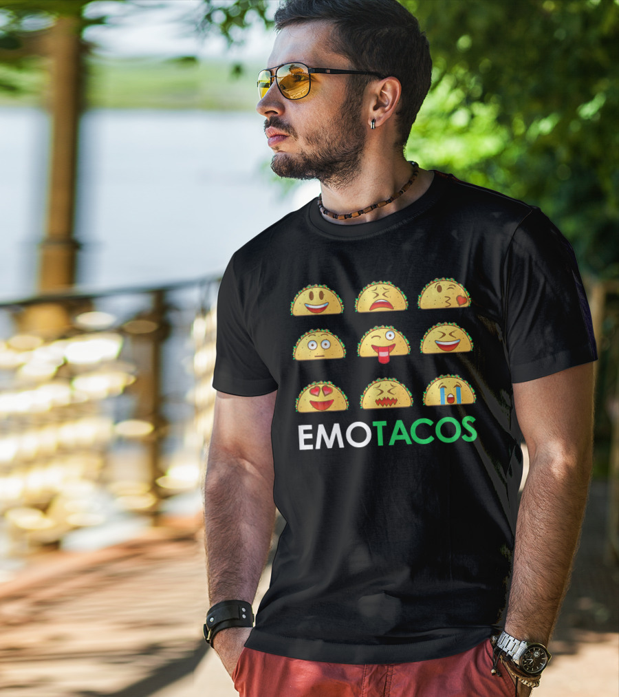 EmoTacos Nine Taco Emoji Expressions T-Shirt