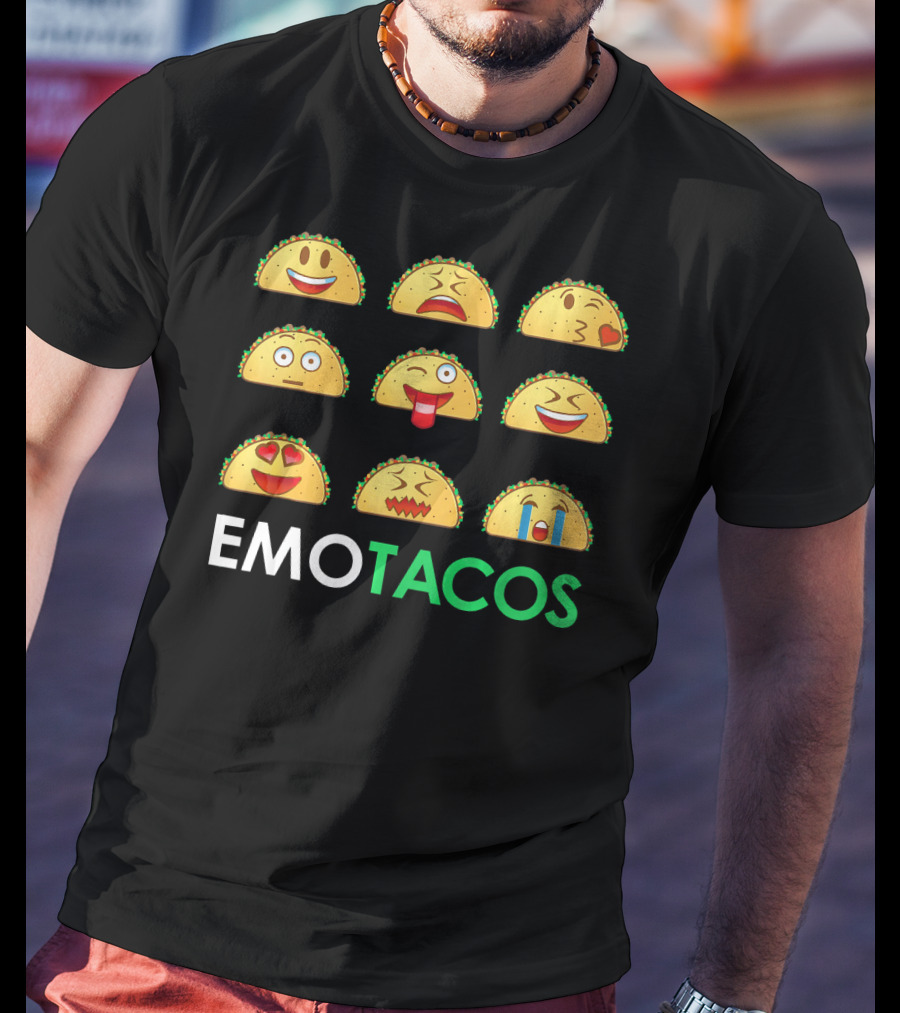 EmoTacos Nine Taco Emoji Expressions T-Shirt