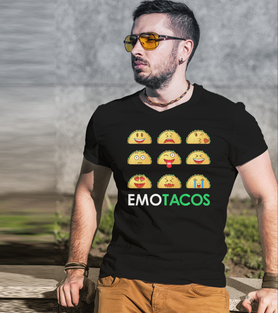 EmoTacos Nine Taco Emoji Expressions T-Shirt