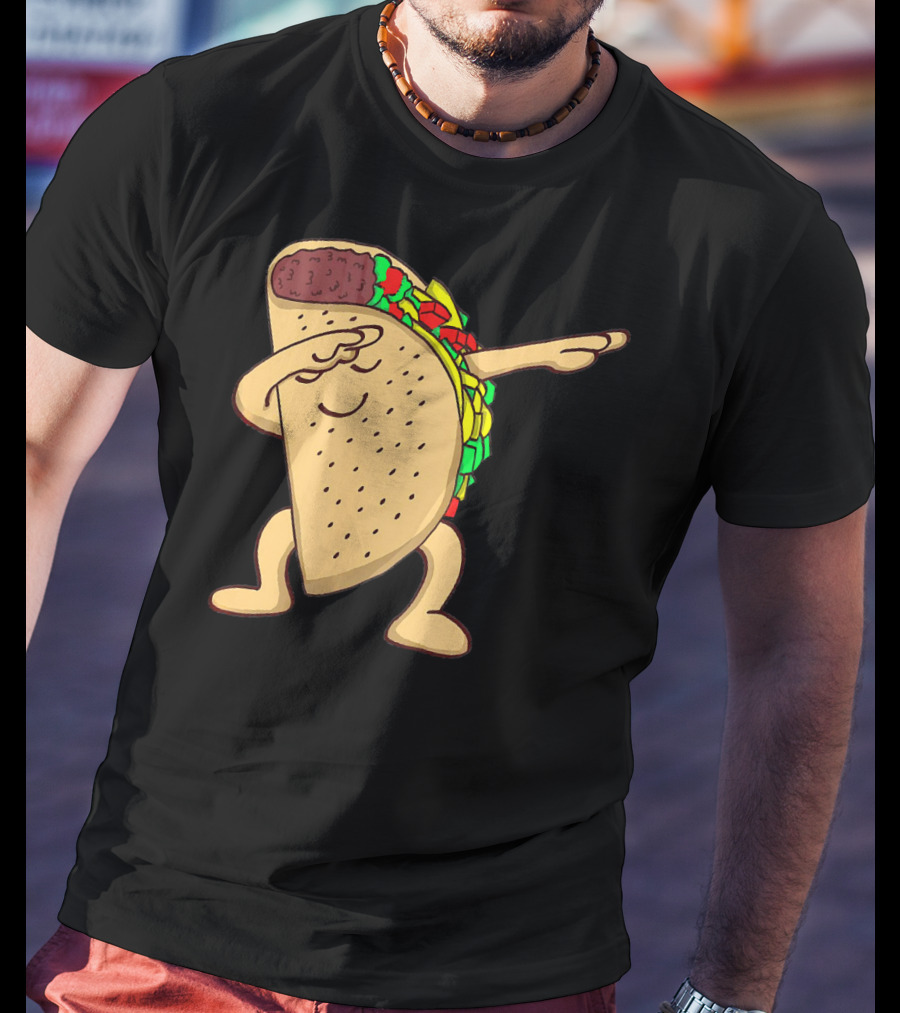 Funny Dabbing Taco Dance Pose T-Shirt