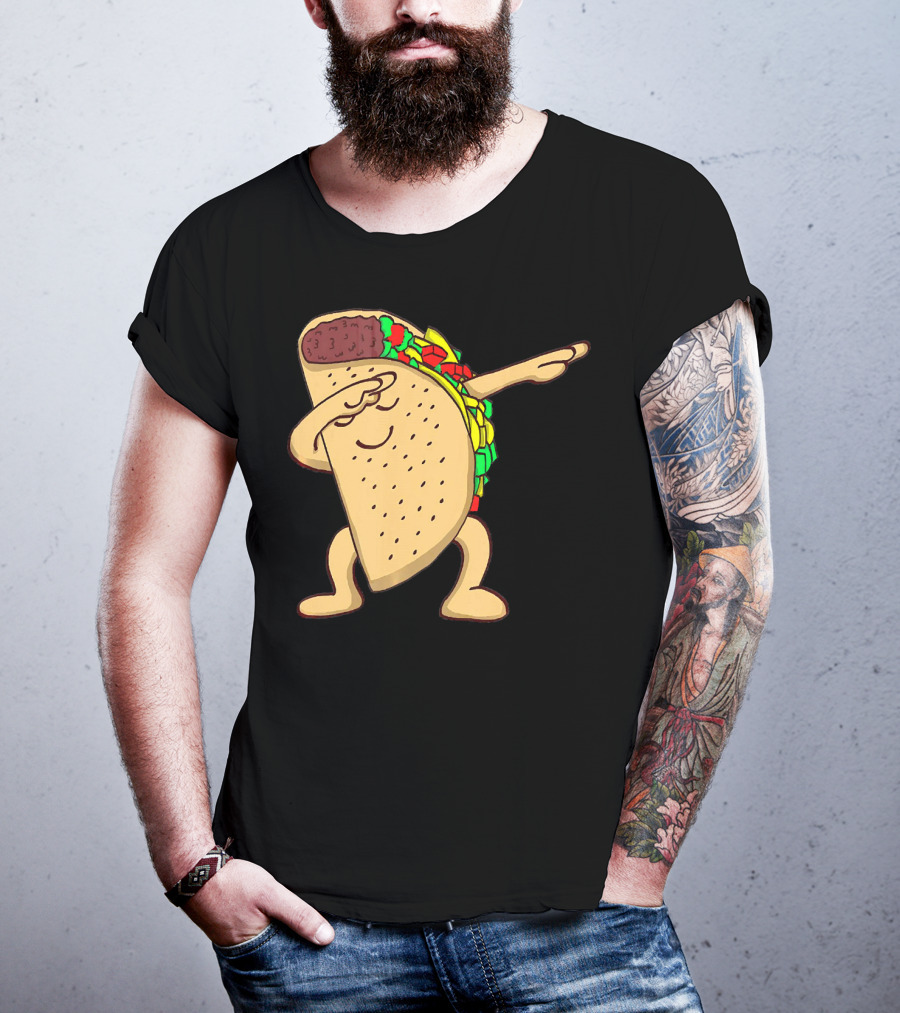 Funny Dabbing Taco Dance Pose T-Shirt