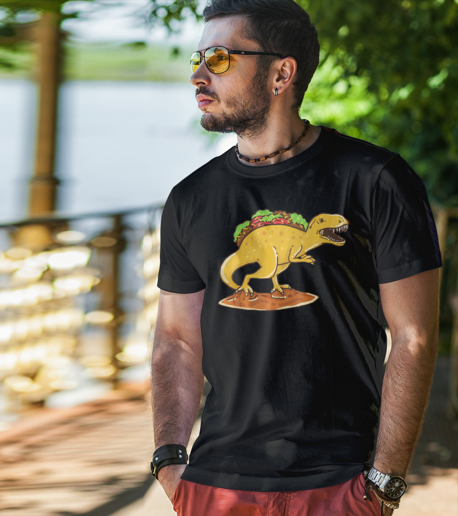 Tyrannosaurus Rex Taco Dinosaur T-Shirt